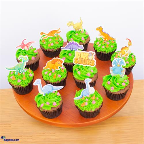 Dino And Friends Cupcakes - 12 Pieces