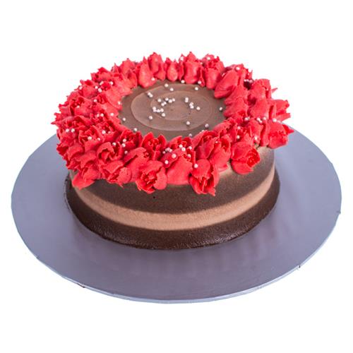 Divine Chocolate Flower Deco Cake