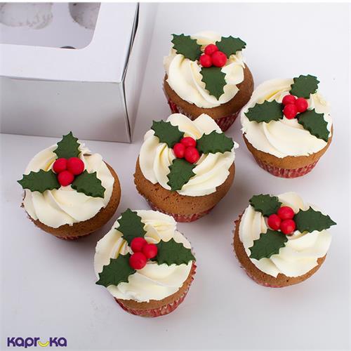 Divine Christmas Deco Cupcakes