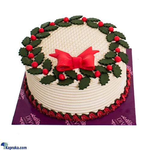 Divine Christmas Ribbon Deco Cake