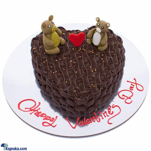 Divine Heart Basket Choco With Teddies
