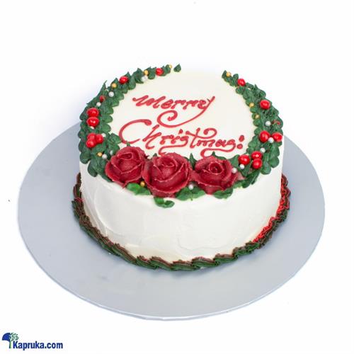 Divine Ribbon Flower Christmas Deco Cake