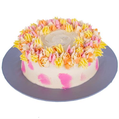 Divine Ribbon Flower Deco Cake