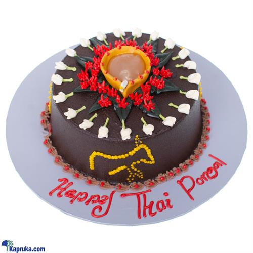 Divine Thai Pongal Lamp Deco Cake