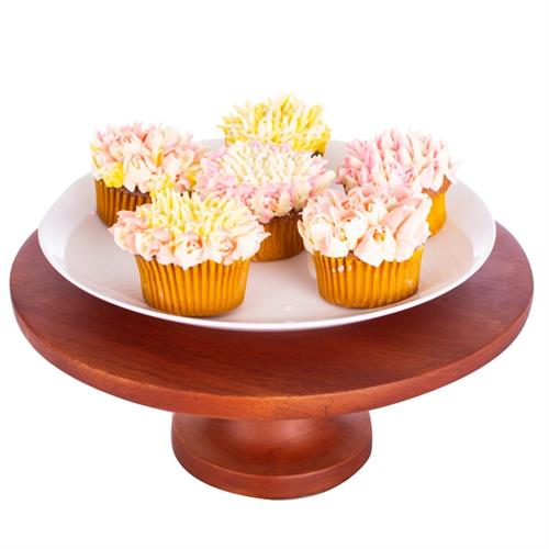 Divine Vanilla Flower Deco Cupcake - 06 Pcs