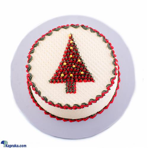 Divine Xmas Tree Deco Ribbon Cake