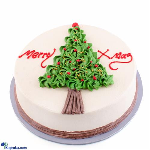 Divine Xmas Tree Deco Ribbon Cake (1kg)