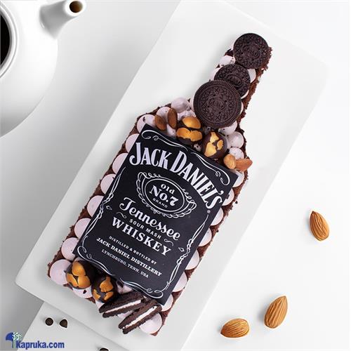 Jack Daniels Bottle Bliss Chocolate Fudge Cake