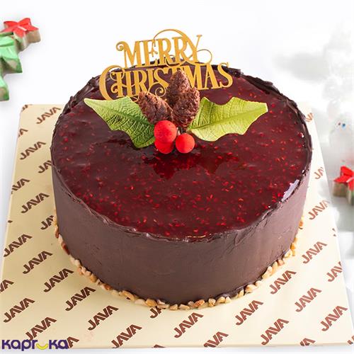 Java Chocolate Raspberry Noel Cake