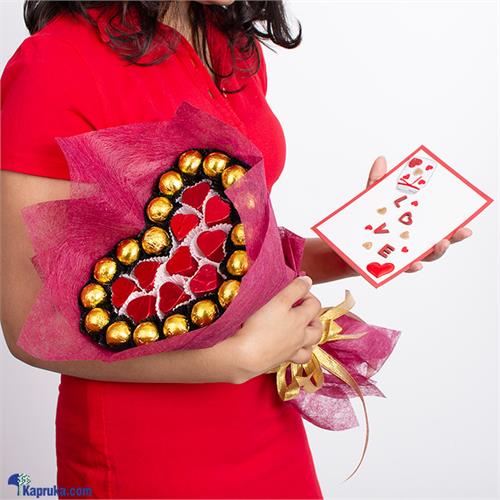 Java Heart Chocolate Bouquet 28 Pcs