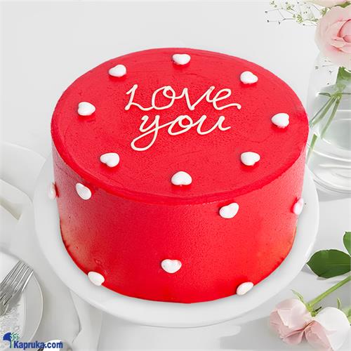 Java Love You Red Velvet Cake