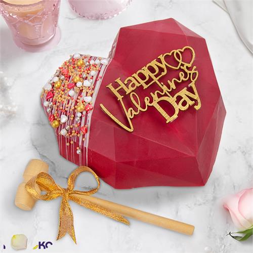 Java Red Big Diamond Valentines Heart