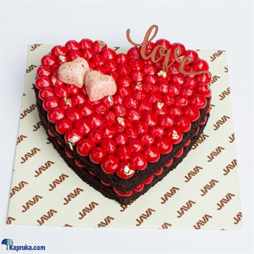 Java Romantic Heart Cake