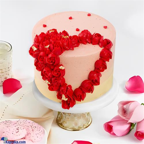 Java Strawberry Vanilla Love Cake