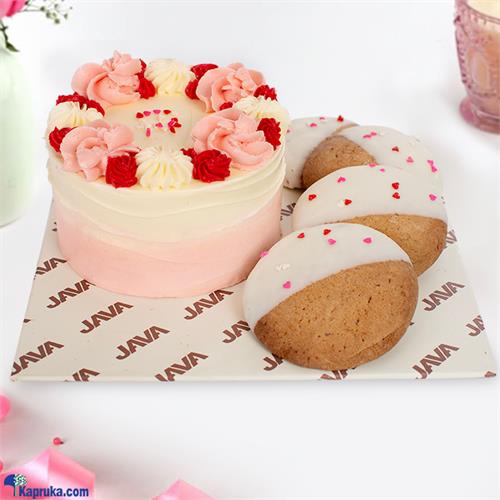 Java Vanilla Bento Cake With Cookies