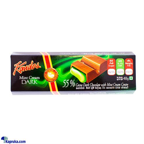 Kandos Cocoa Dark Chocolate With Mint Cream Centre 48g