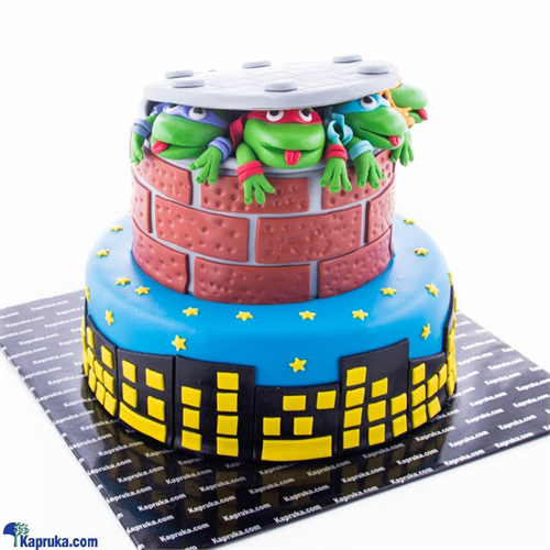 Teenage Mutant Ninja Turtles Ribbon Cake