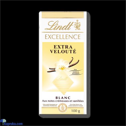 LINDT EXCELLENCE WHITE WITH EXTRA VANILLA CHOCOLATE 100G