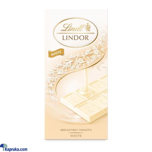 LINDT LINDOR WHITE CHOCOLATE 100G