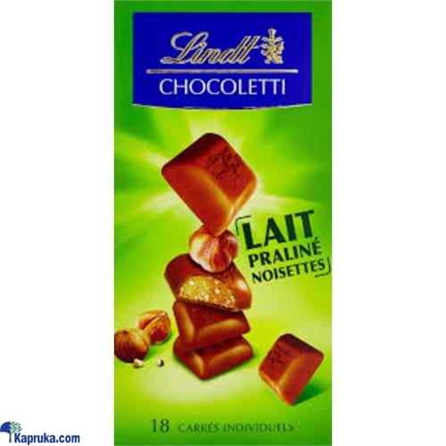 LINDT PRALINE AND HAZELNUT MILK CHOCOLATE 100G