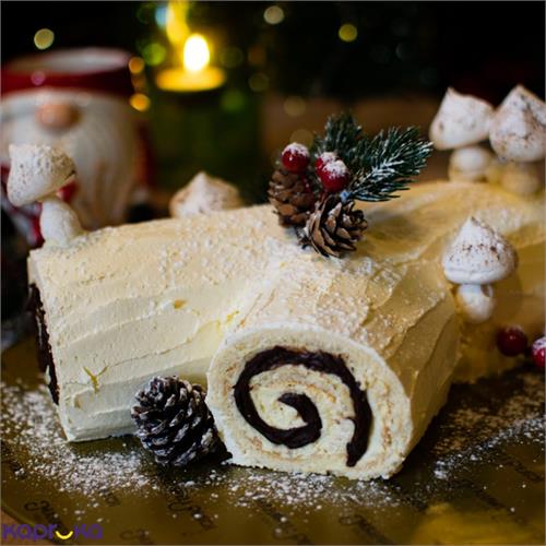 Mahaweli Reach Winter White Yule Log