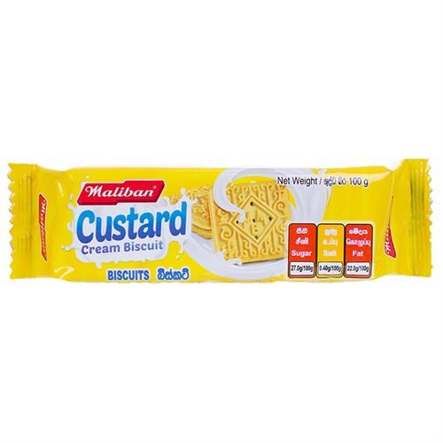 Maliban Custard Cream Biscuit - 100g