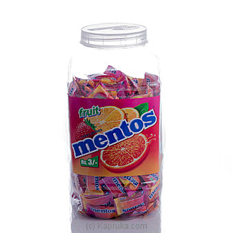 Mentos Fruit 2.7g 250 Pcs Jar