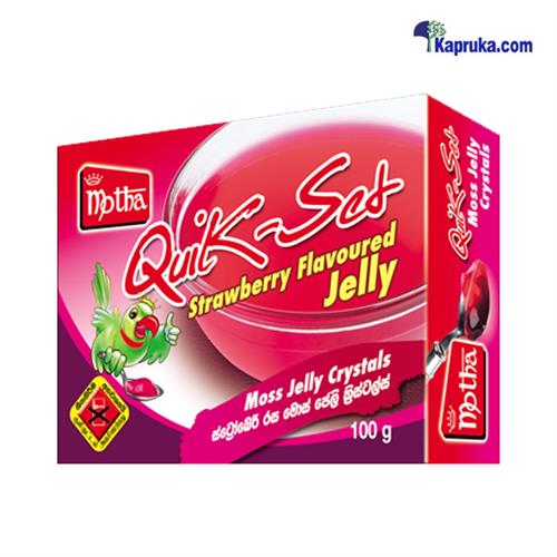 Motha Quick Set St:berry Flavoured Jelly- 100g