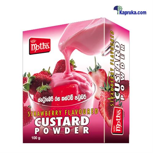 Motha Strawberrry Flavoured Custard Powder - 100g