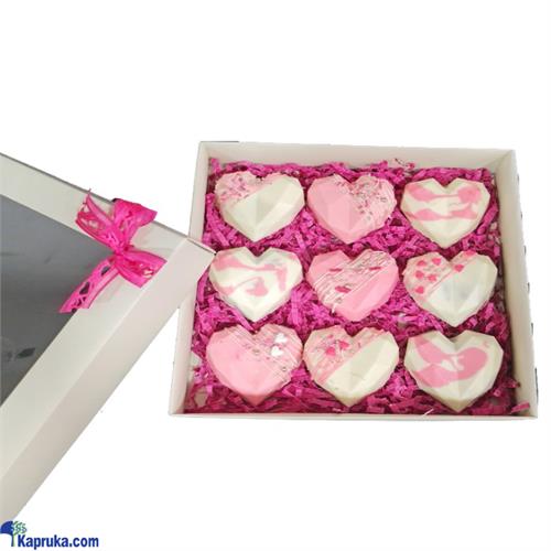 Pink Brownie Hearts