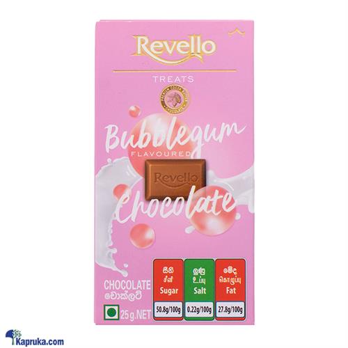 Revello Treats Bubblegum Flavoured Chocolate 25g