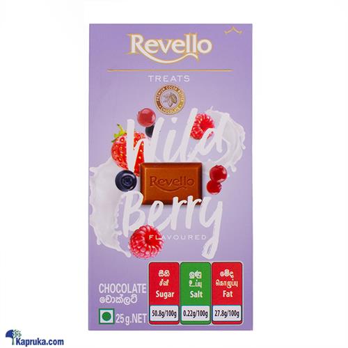 Revello Treats Wild Berry Flavoured Chocolate 25g