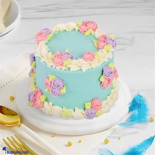 Sky Blossom Ribbon Cake