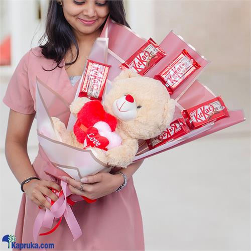 Sweet Hugs Kitkat Delights Chocolate Bouquet