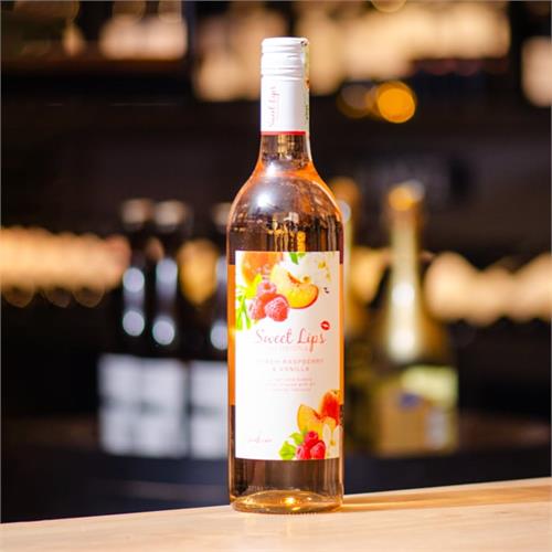 Sweet Lips Peach Rasberry - Vanilla Sweet Wine 8 ABV 750ml Australia