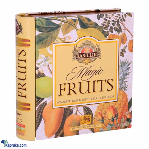 BASILUR TEA BOOK - T.CADDY - FLBT - FOIL ENV - MAGIC FRUITS ASSORTED - 2g X 32 EN -( 70331- 00 )