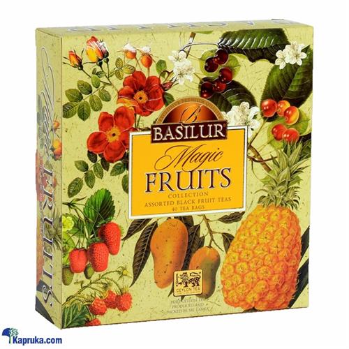 BASILUR TEA- MAGIC FRUITS - TEA BAG - FOIL ENV - ASSORTED 40E - (10E X4) - ( 71560- 00 )