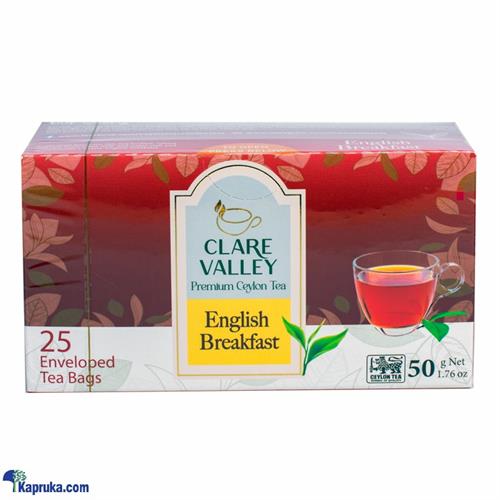 CLARE VALLEY ENGLISH BREAKFAST PREMIUM CEYLON TEA 50g (25 TEA BAGS)