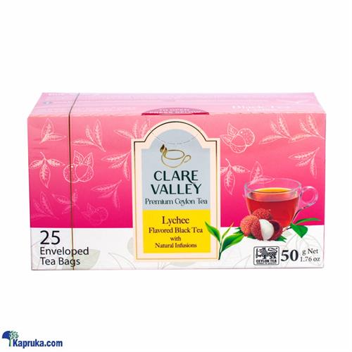 CLARE VALLEY LYCHEE FLAVOURED BLACK TEA 50g (25 TEA BAGS)