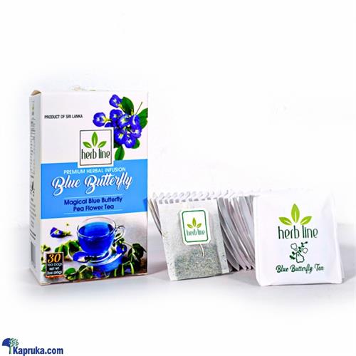 Herb Line Magical Blue Butterfly Pea Flower Tea (30 Tea Bags)