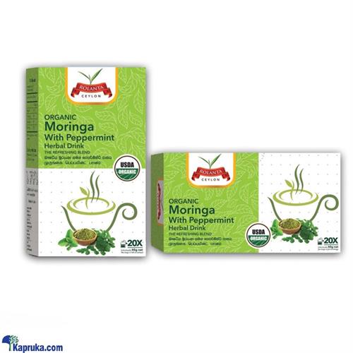 Rolanta Organic Moringa With Peppermint Herbal Drink - 40g