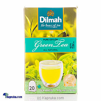 Dilmah Green Tea (20 Bags) Pkt- 40g - Beverages