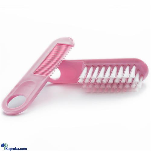 APPLE BABY COMB & BRUSH - NEW BORN AND TODDLER HAIR BRUSH - HAIR COMB SET