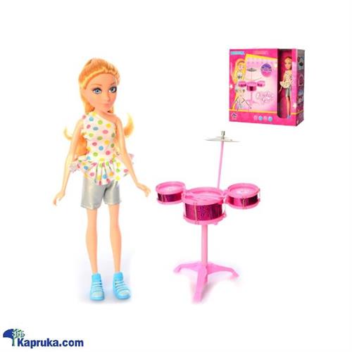 Doll Star Drummer Playset For Girl