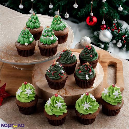 Holiday Tree Delight Cupcake Set