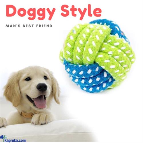 Pet Dog Toy Set Ball Chew Natural Cotton Rope Ball Teeth Cleaning Durable Interactive Fetch Toys