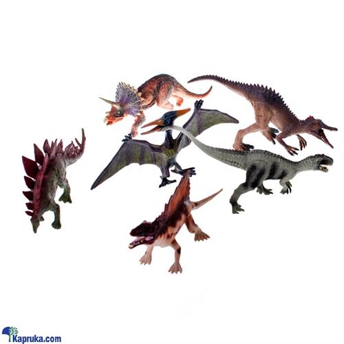 Simulation Dinosaur Model Set Wild Life Animal World Action Figures (6pcs)