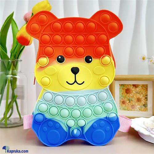 Teddy Pop Fidget Bag For Girls, Teddy Pop Shoulder Bags For Kids