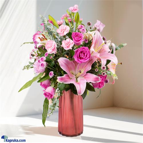 Blush Bloom Ensemble Vase