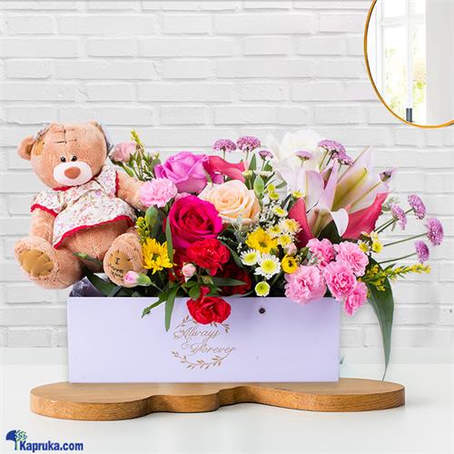 Teddys Floral Embrace Vase